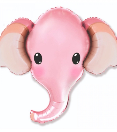 Голова Слона розовая